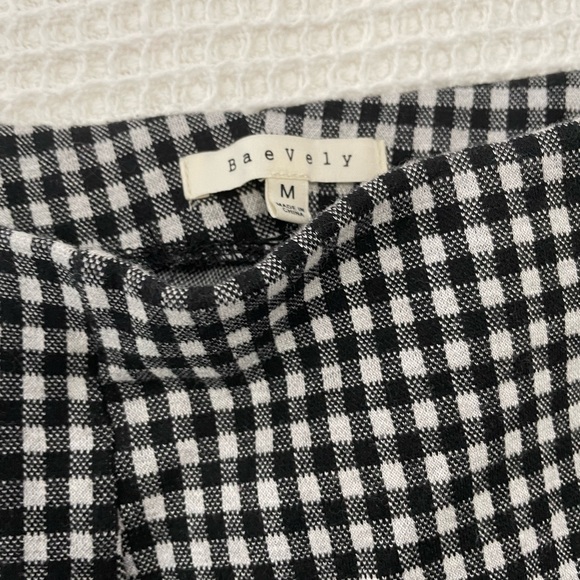 Checkerboard gingham pants - worn once - Picture 3 of 4